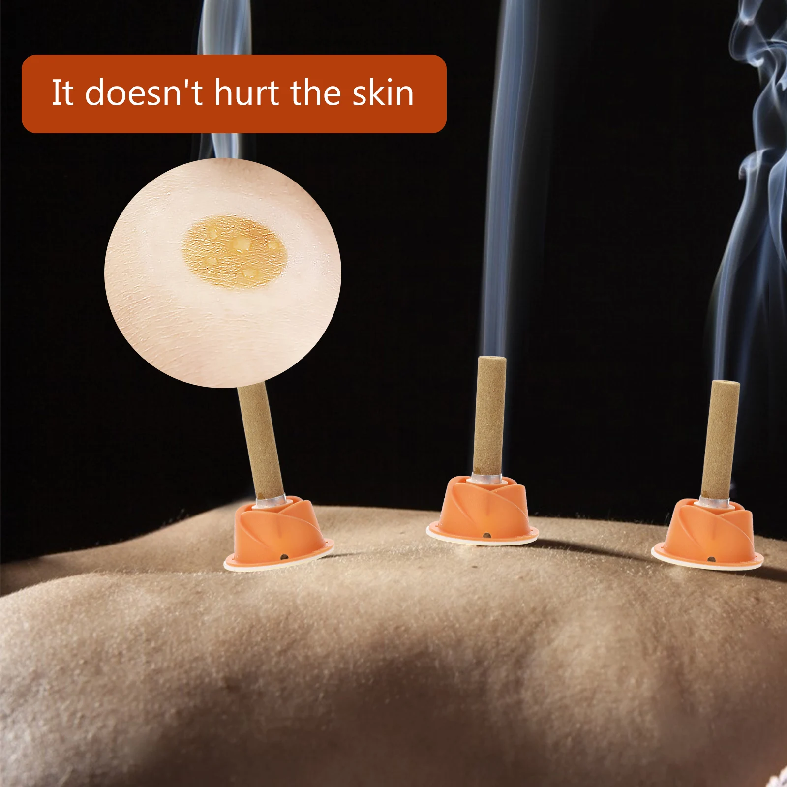 

1 Set Moxa Stick Sticker Body Massage Moxa Stickers Moxibustion Sticks Acupuncture Points Stickers Body Care Paste