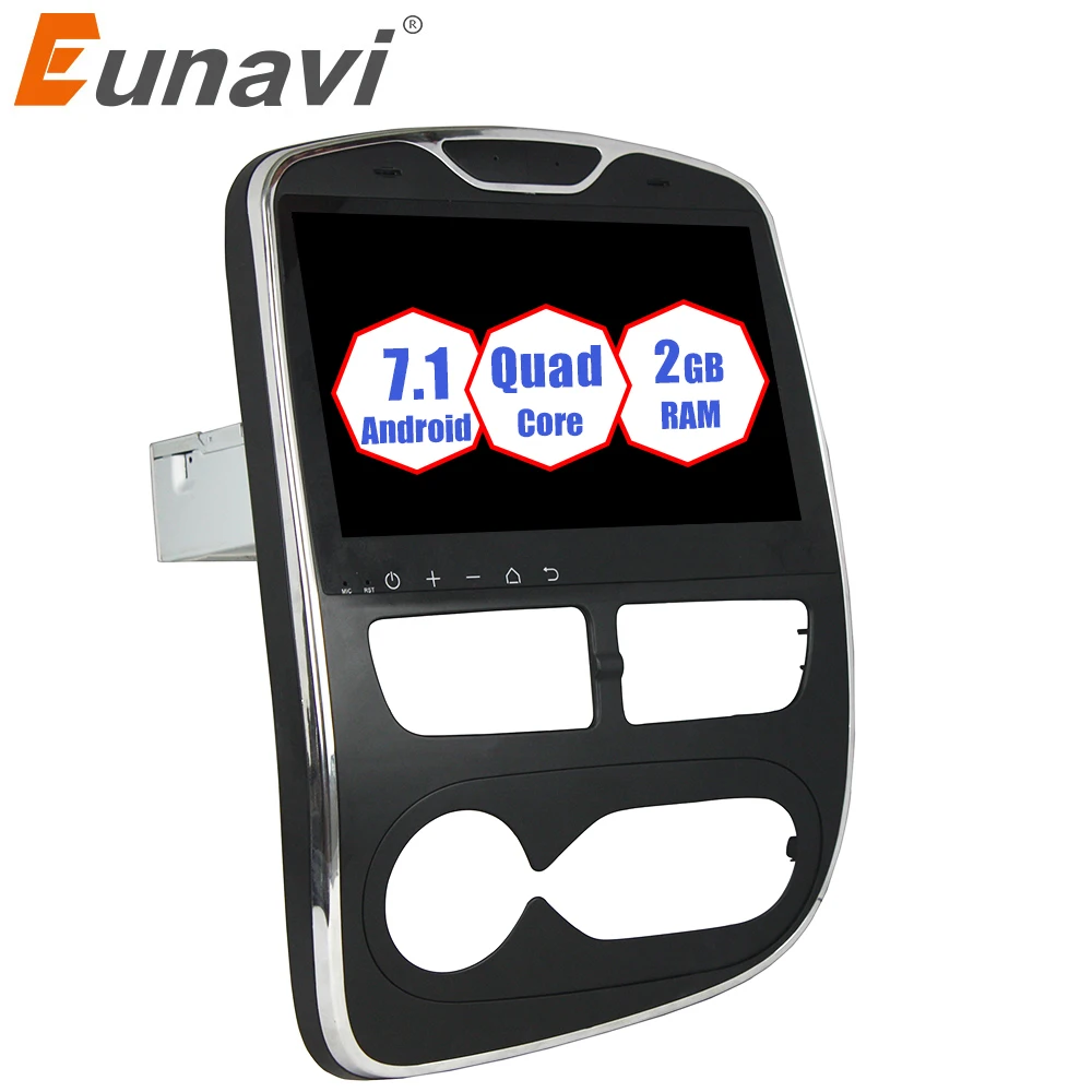 Eunavi 1 Din 10 ''Android 9 0 автомобильный радиоприемник с навигацией GPS стерео для Renault