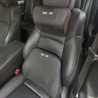 Мягкая подушка для автомобильного сиденья из натуральной кожи с эффектом памяти, подголовник для шеи, удобная подушка для Mitsubishi ASX delica l200 lancer EX outlander