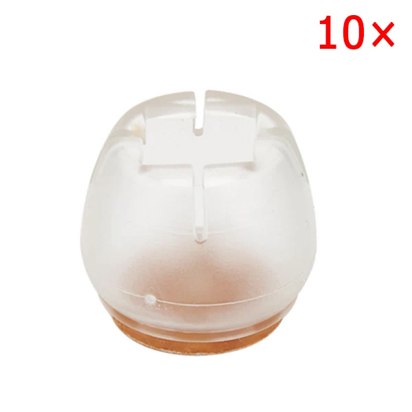 style 5 10pcs Silicone Rectangle Square Round Chair Leg Caps Feet Pads Furniture Table Covers Wood Floor Protectors can CSV - Цвет: style 5