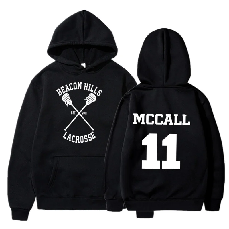 

Mens Hoodies Teen Wolf Hoodie Men Streetwear Stilinski 14 Lahey McCall Pullover Sweatshirt Male Print Hooded Hip Hop Hoodies