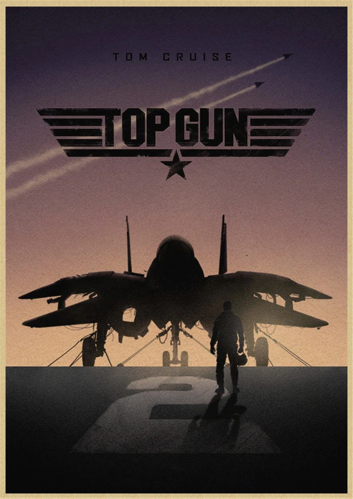 Постер из фильма пистолет украшение для дома крафт бумаги наклейки на