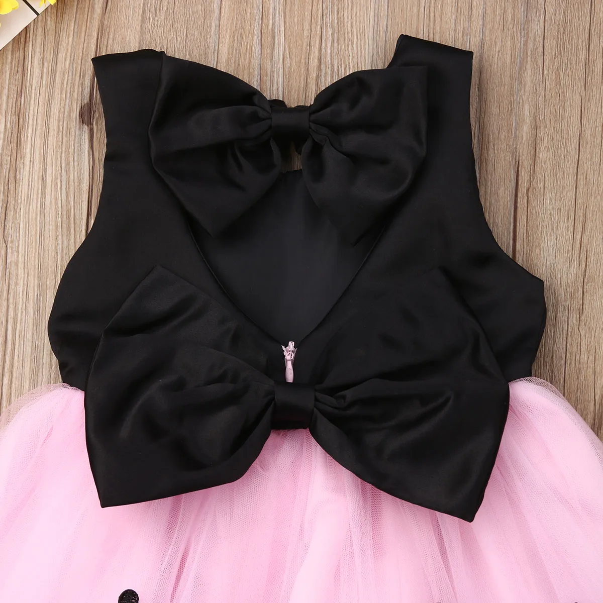 

Fashion Princess Toddler Baby Girls Dress Lace Floral Print Sleeveless Dress Party Tutu Sundress Outfit