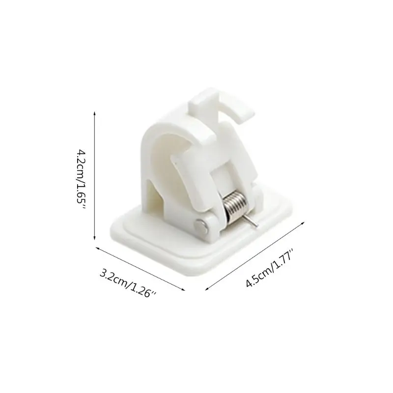 1 пара кронштейнов для карнизов без сверления регулируемый стержень