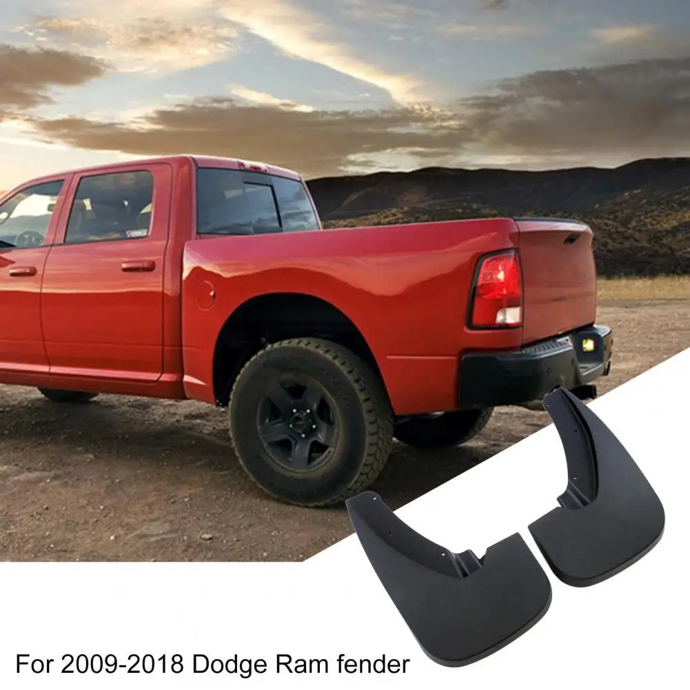 

Mud Guard Wear-resistant Shockproof ABS 82214137 82214136 Waterproof Fender Flares for Dodge Ram 1500 2009-2018 Mudguards