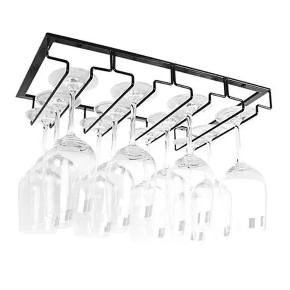 Железный настенный подвесной держатель для бокалов и Винных Бокалов стойка