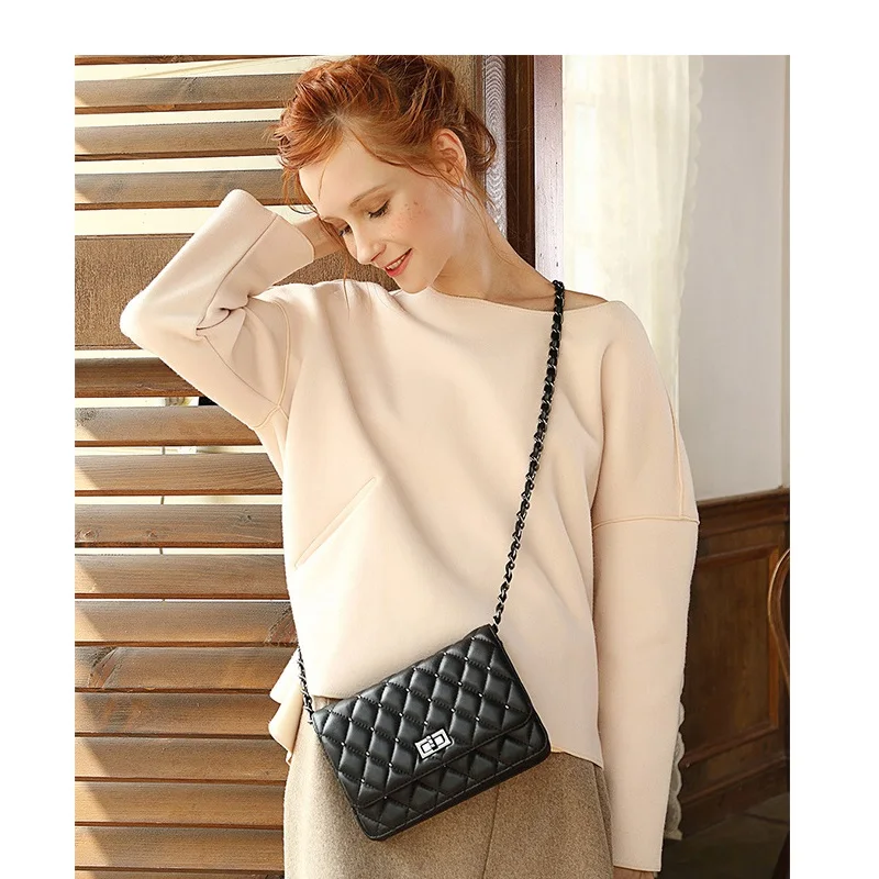 Брендовая женская сумка через плечо из натуральной кожи 2019 класса люкс в виде