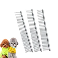 colorful piano paint professional anti corrosion grooming comb for dogs cats tapered stainless steel pins pet grooming supplies