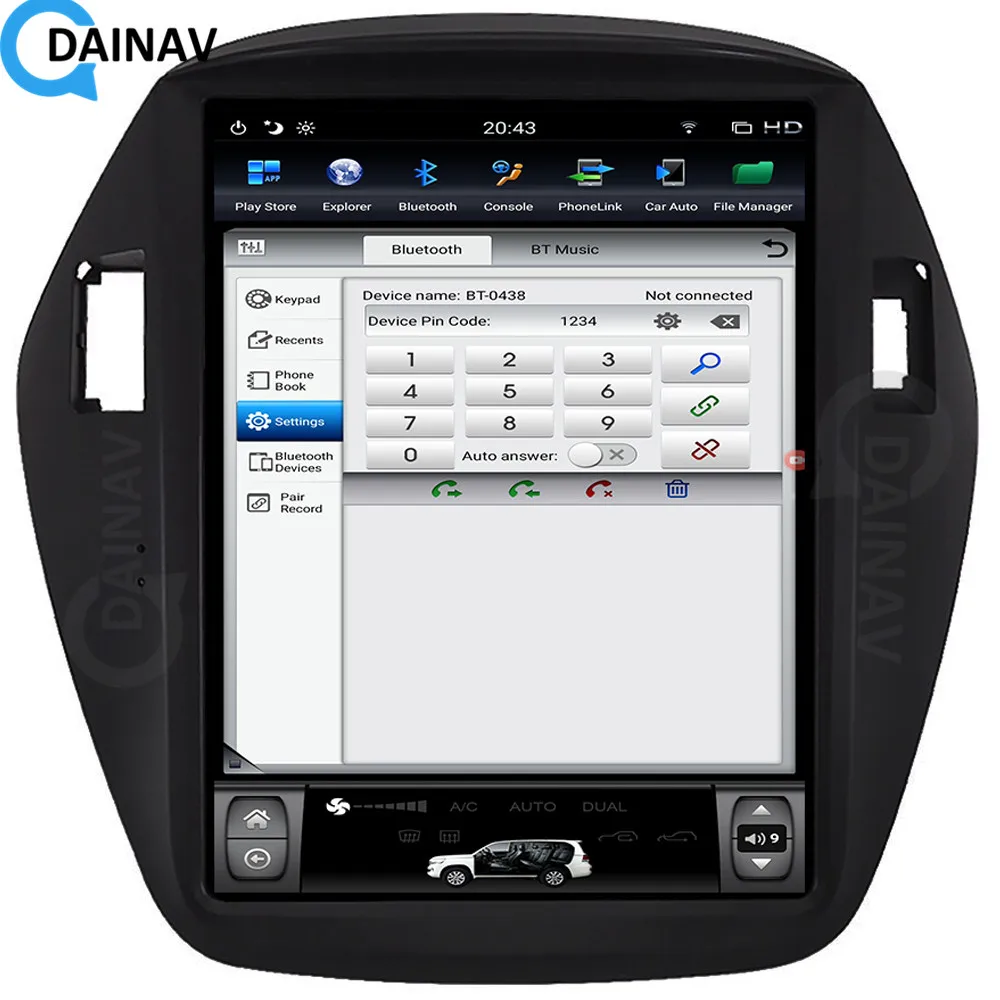 Автомобильное радио с вертикальным экраном GPS-навигация для Hyundai IX35 2010 2011 2012 2013 2014