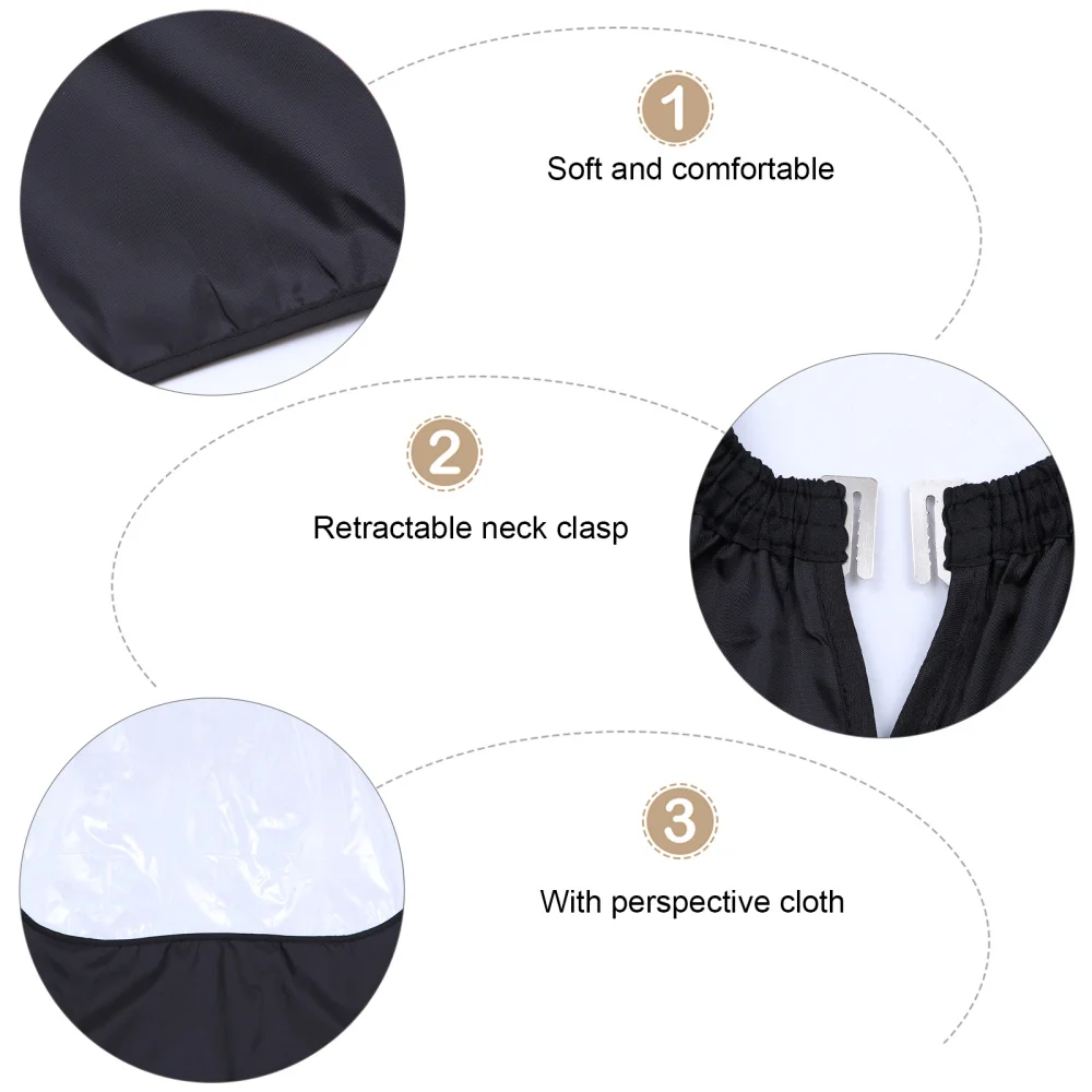 

2pcs Hairdressing Capes with Clear Window Professional Creative Haircut Capes
