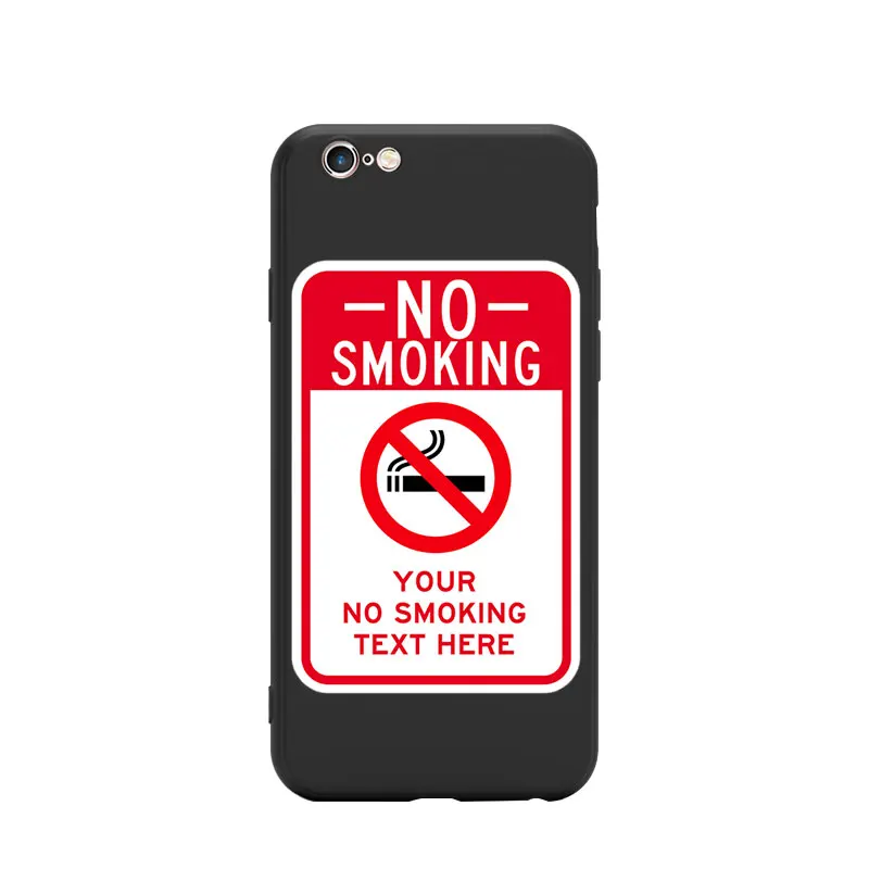 For iPhone 6 7 8 S XR X Plus 11 Pro Max No Smoking Give Up Cessation Abandon Nicotine Fraternity Theme TPU Phone Cases | Мобильные