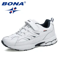 bona 2020 new arrival action leather outdoor work safety man sneakers non slip hot sale lace up casual shoes men leisure shoes