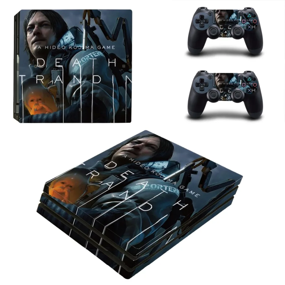 

Death Stranding PS4 Pro Stickers Play station 4 Skin Sticker Decals Cover For PlayStation 4 PS4 Pro Console & Controller Skins