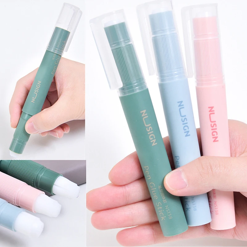 

Быстросохнущий симпатичный клей-карандаш случайного цвета в форме ручки, однотонный клей-карандаш, сделай сам, скрапбукинг, дневник, блокно...