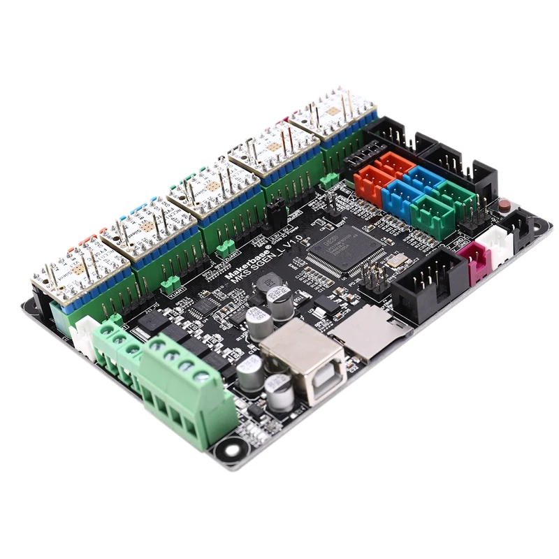 3D принтер MKS SGEN L 32 бит материнская плата + TMC2209 V1.2x5 Драйвер TFT дисплей|Кабели VGA| |