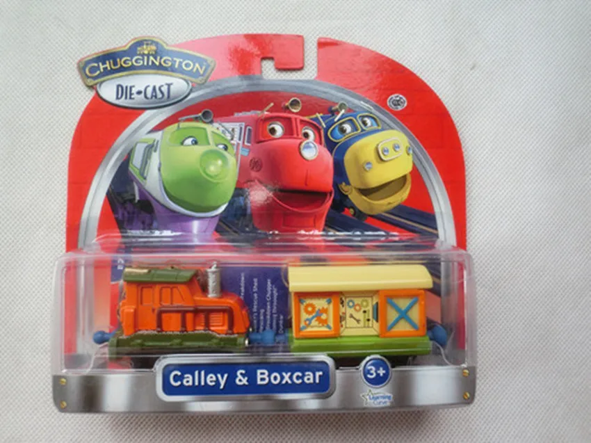 Takara Tomy Chuggington поезда металл литья под давлением игрушечный автомобиль Calley & Box