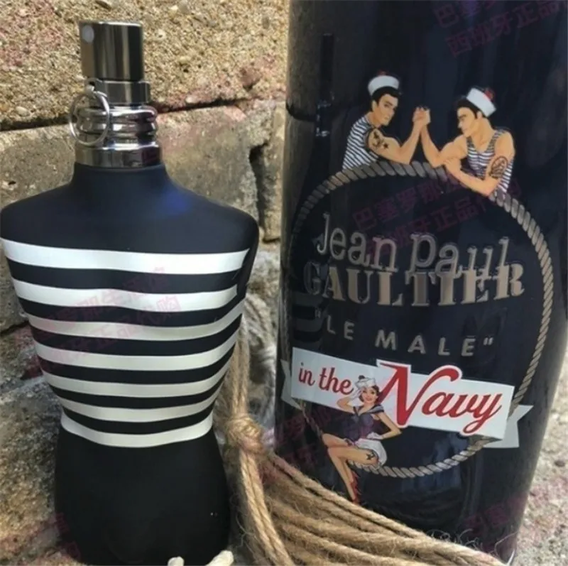 

125ML Perfume For Men Original Bottle Long Lasting Eau De Toilette Natural Spray Fragrances Tin Box Packaging