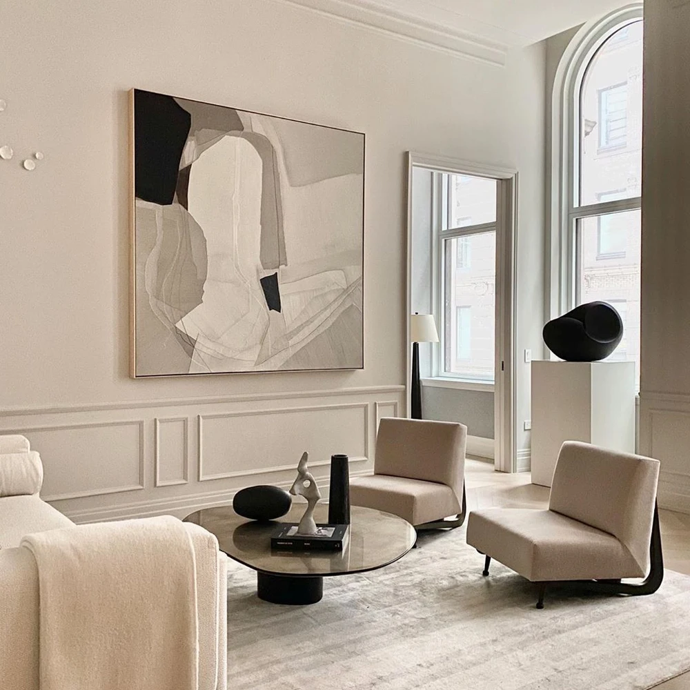 Большая оригинальная абстрактная картина маслом 100% ручная роспись холст