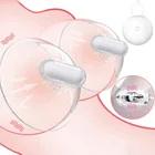 Вибратор с присоской для сосков и щетка, насос для увеличения груди с USB-зарядкой, женский бюстгальтер для мастурбации, массажный стимулятор для сосков, секс-игрушка