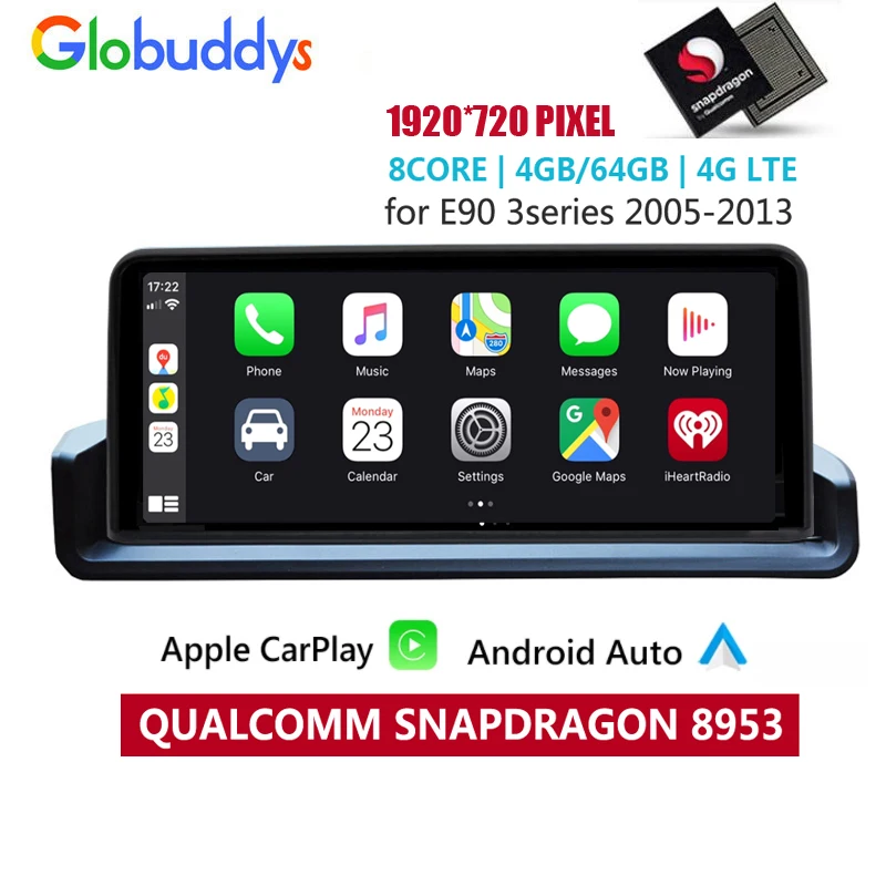 

Автомобильный мультимедийный плеер Snapdragon 8953,10, для BMW 325, 320, 330, 328,E90/E91/E92/E93, Android 10, автомагнитола, GPS-навигация, CAN-шина, Wi-Fi