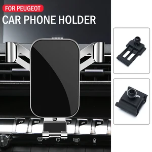 car mobile phone holder special air vent mounts gps stand navigation bracket for peugeot 308 4008 5008 car accessories free global shipping