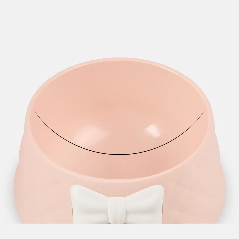 Пластиковая миска бант карамельный цвет товары для домашних животных прекрасный