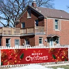 Рождественский баннер с Санта Клаусом, подвесные украшения, Рождественское украшение для дома, 2021, рождественские подарки, новый год 2022