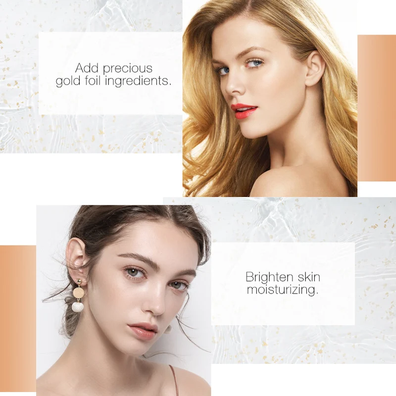 Грунтовка для макияжа 24K Gold Infused Oil Face макияж основа увлажняющий Макияж