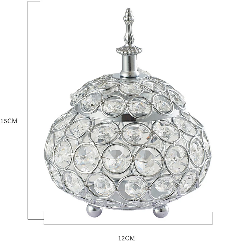 PEANDIM элегантный чайный Светильник Хрустальные Подсвечники Ювелирная коробка