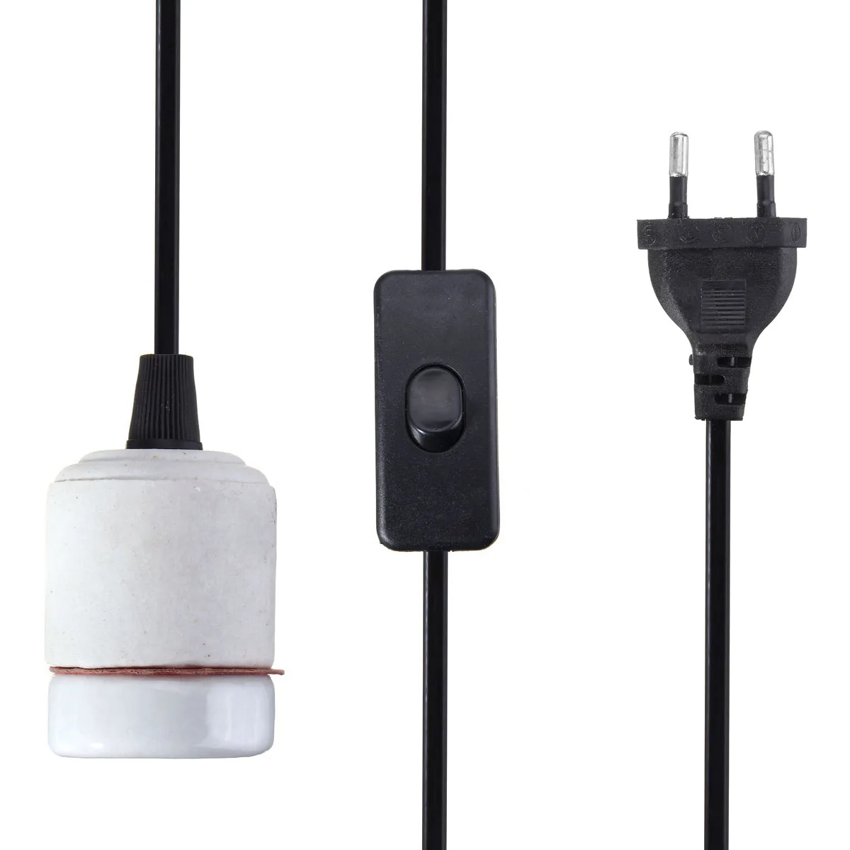 Держатель лампы LWARML E27 для рептилий керамический с выключателем света адаптер 1 5