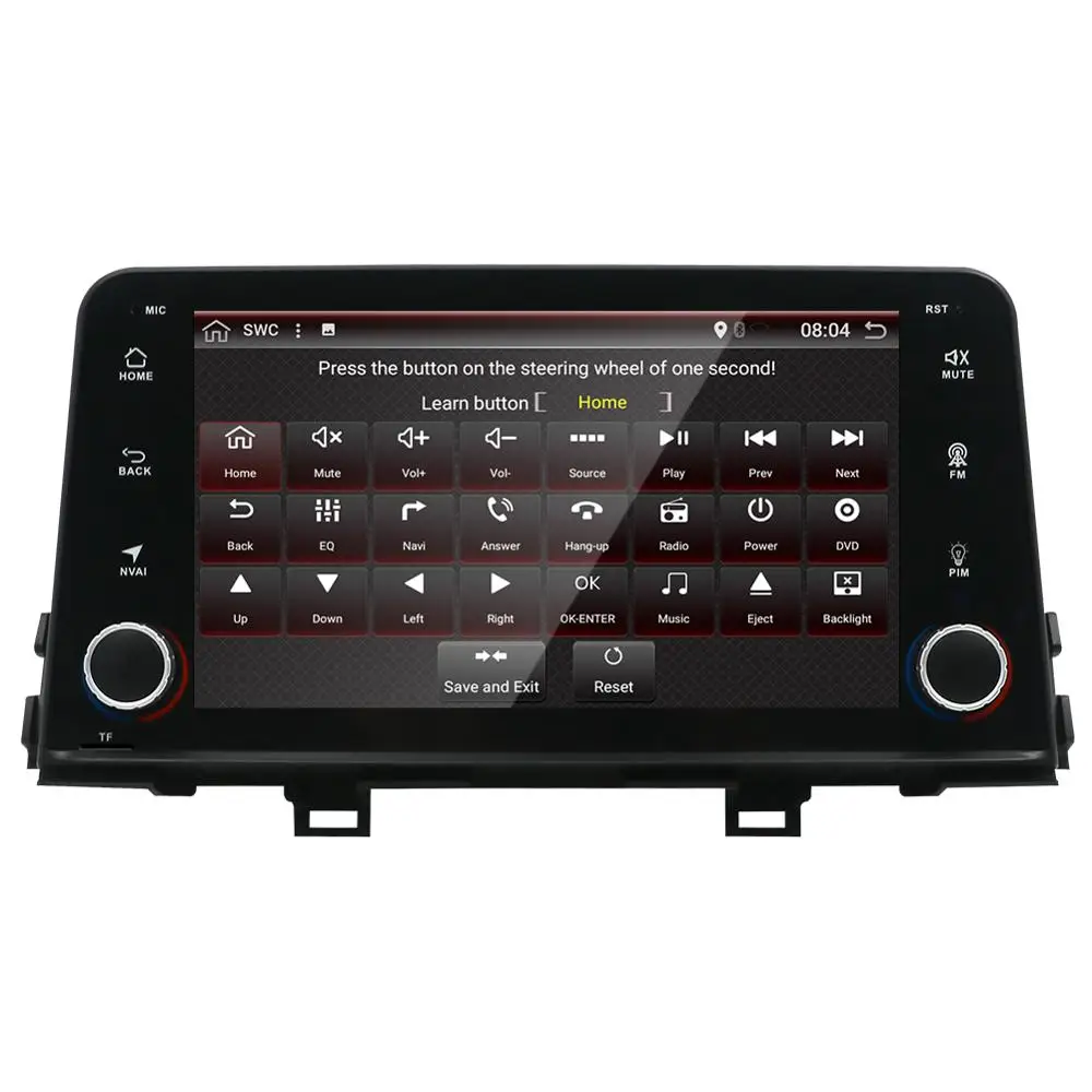 8 &quot1 Din Автомобильный Радио Android 10 0 для KIA PICANTO Утро 2017-Автомобильный