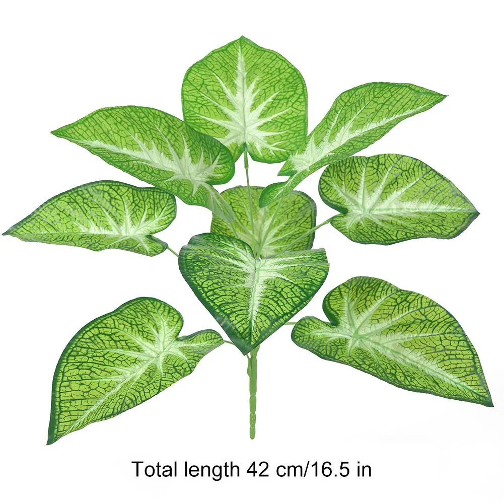 

Artificial Plants Eucalyptus Grass Plastic Ferns Green Leaves Fake Flower Plant Leaf Branch Wedding Home Decoration Table Decors