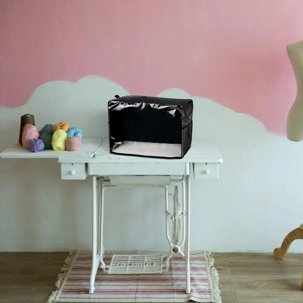 Пылезащитный чехол сумка для хранения швейной машины с карманами портативный