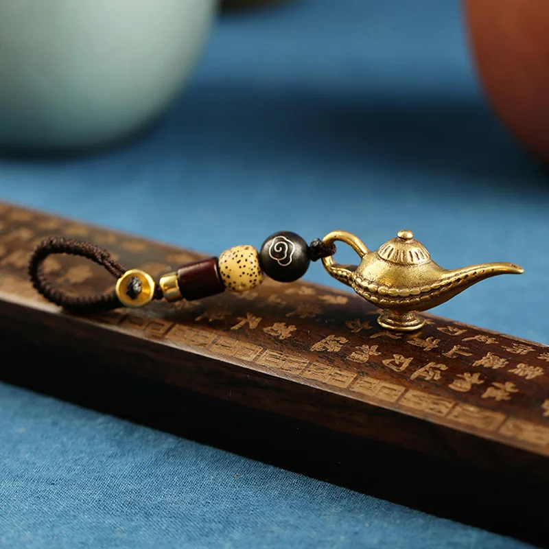 Брелок для ключей Aladdin Magic подвесная цепочка автомобильных из чистой латуни с