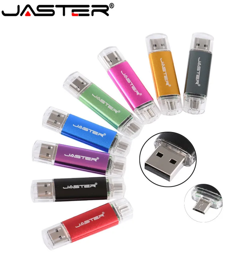 Флэш накопитель USB JASTER для смартфона OTG флэш диск Micro карта памяти телефона U 8 ГБ/16