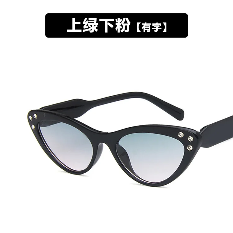 Детские солнцезащитные очки кошачий глаз брендовые дизайнерские зеркальные с