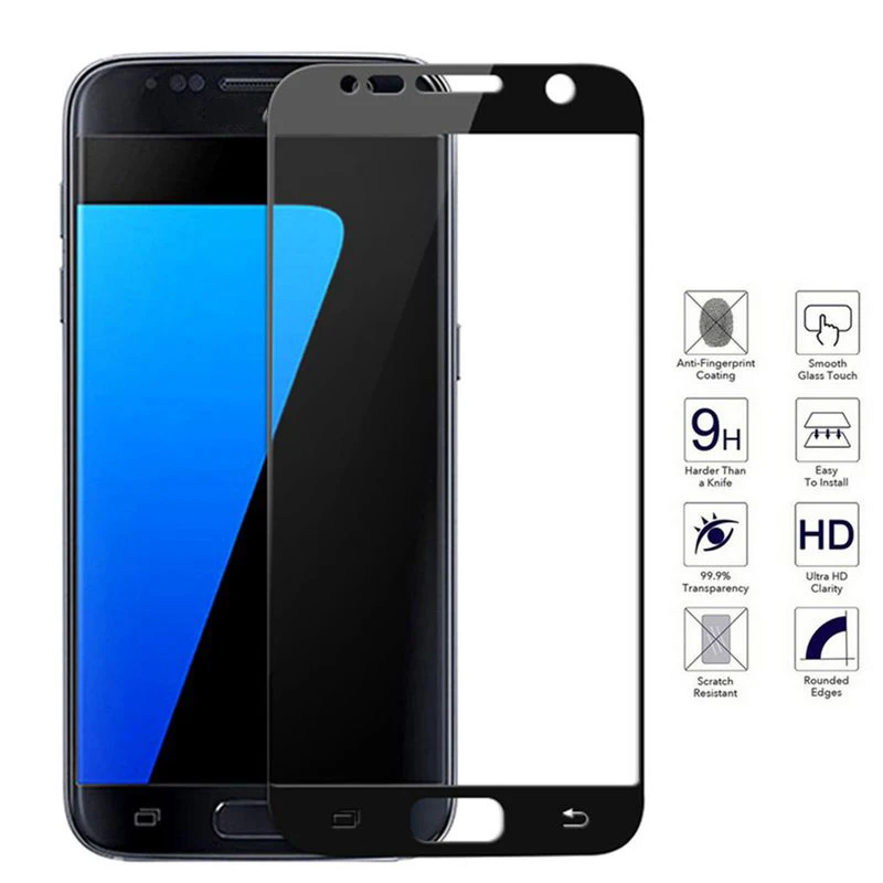 Premium Tempered Glass for Samsung Galaxy J3 2017 J4 Plus J5 Prime 2016 J6 J7 Pro J8 2018 Full Cover HD Screen Protector | Мобильные