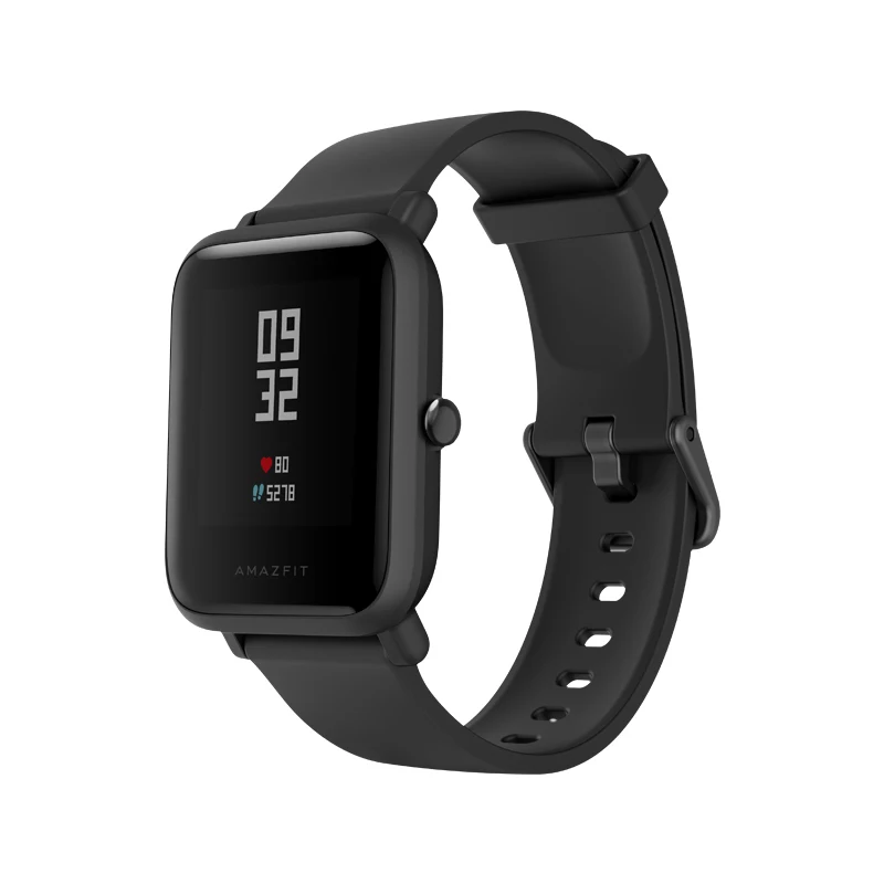 Black Глобальная версия оригинальных смарт-часов Amazfit Bip Lite, срок службы батареи 45 дней, водонепроницаемость 3 АТМ, Смарт-часы Xiaomi, Смарт-часы - Цвет: Black