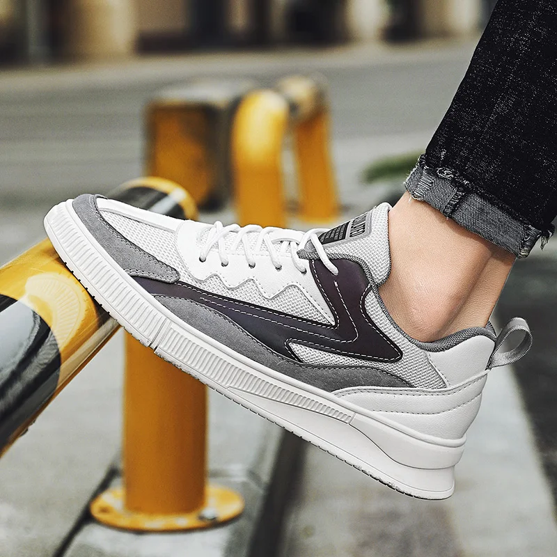 

Sport Shoes Fashion Mens White Sneakers Zapatillas Hip Hop Shoes Men Trainers Luxury Fashion Sneaker Casual Man Sport