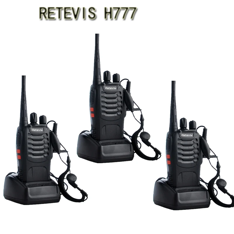 

3PCS Retevis Civil use Professional Walkie Talkie Handy Two-Way Radio Station Transceiver Communicator Ham Radio Communicator