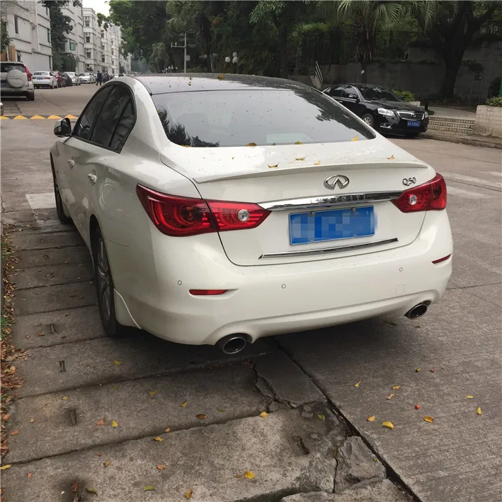 Спойлер для Infiniti Q50 высококачественный АБС-пластик праймер на заднее крыло