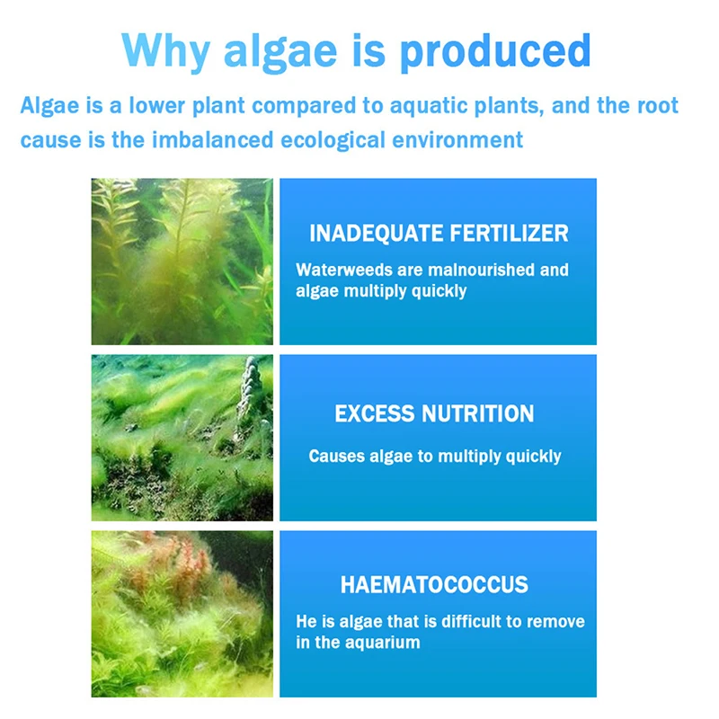 

Hot 50G Poeder Tablet Algen Afstotende Middel Aquarium Moss Remover Aquarium Algaecide Zuivering Water Algen Wasmiddel