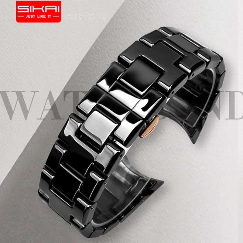 SIKAI для Emporio Armani AR1410/AR1400 Роскошный деловой стиль мужчин кривая застежка бабочка