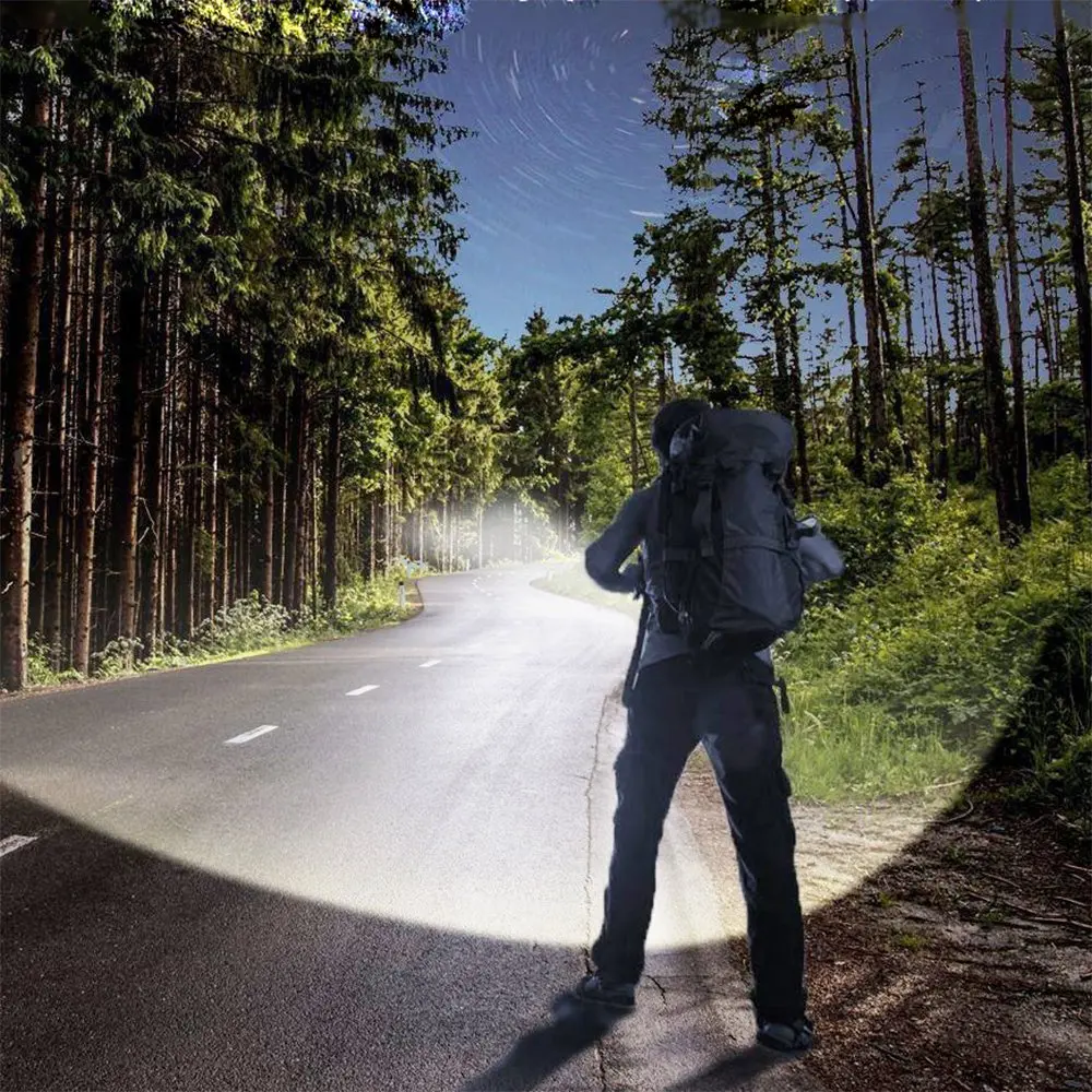 Мощный светодиодный фонарик P8 специальный Z-образный свет USB Перезаряжаемый