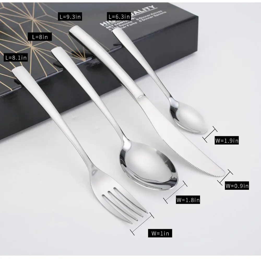 Искусственная нержавеющая сталь европейская искусственная ложка нож набор