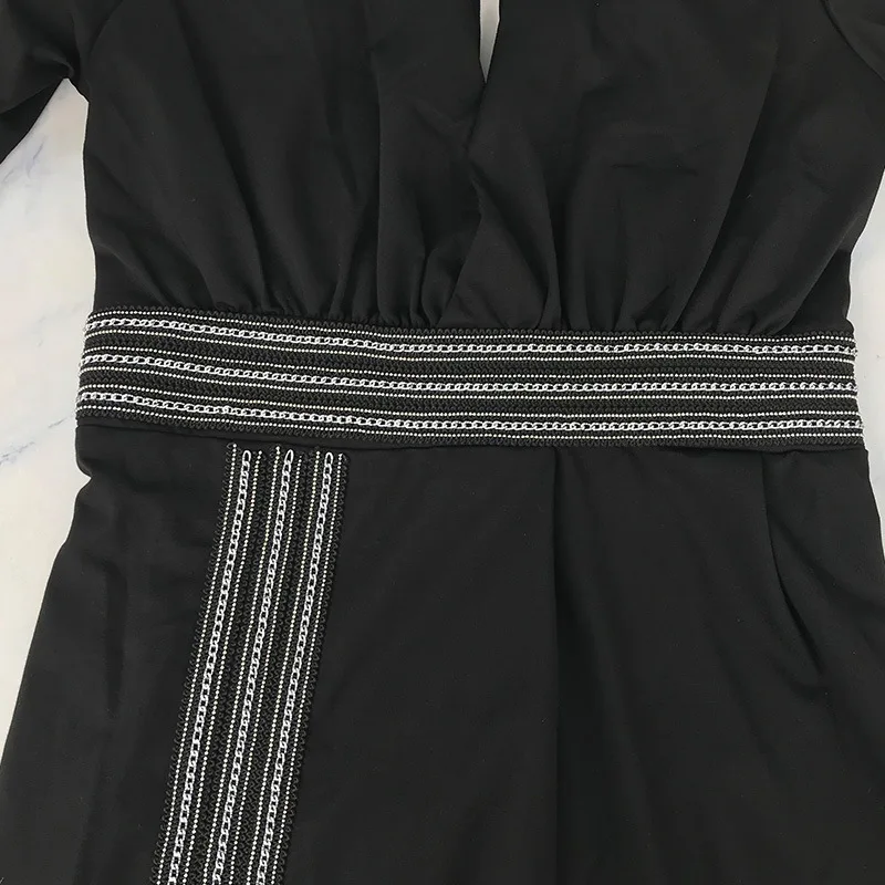 Сексуальное летнее платье с открытой спиной для женщин v образный вырез рукав