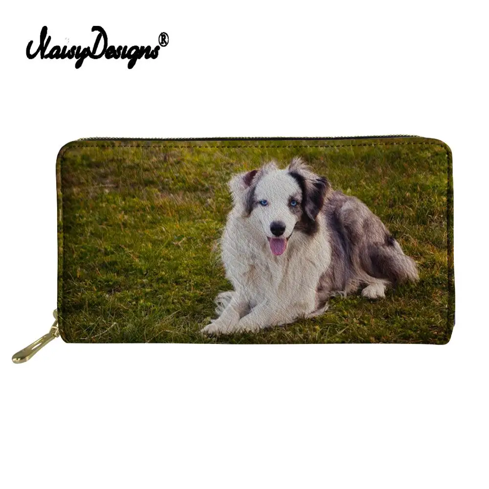Австралийская овчинка держатель для карт влюбленных Женщин мужской кошелек