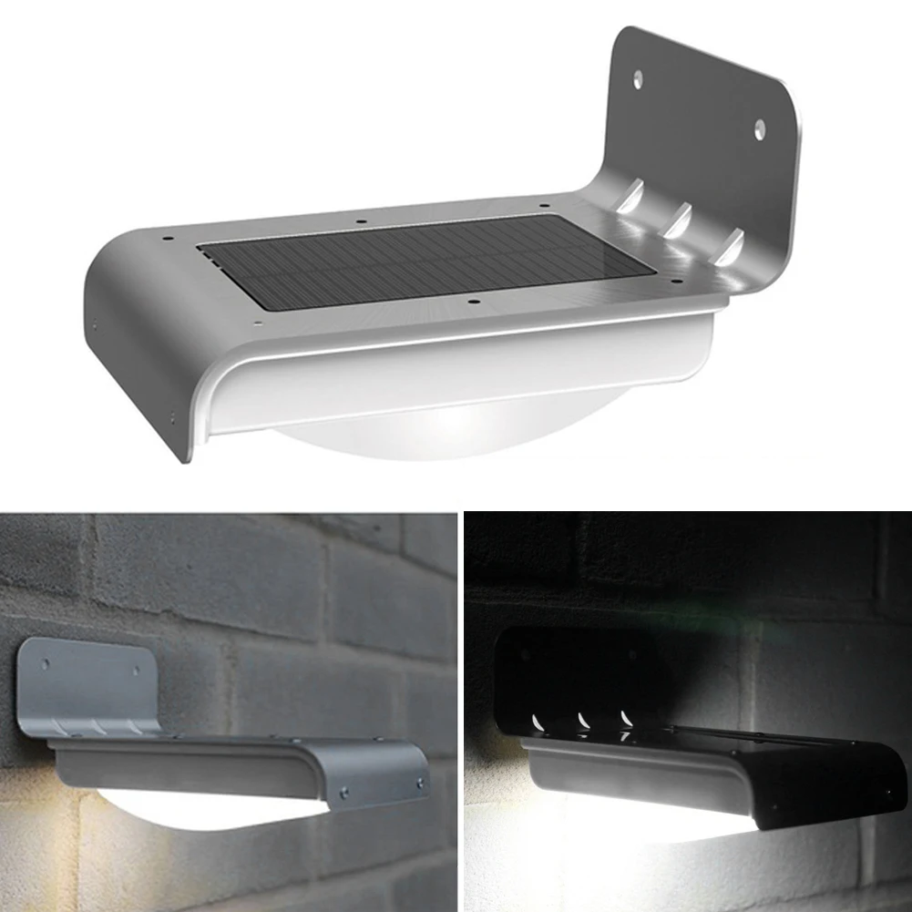 

16LED Lawn Universal Wall Mounted Patio Landscape Outdoor Garden Yard Pathway Fence Street Solar Light