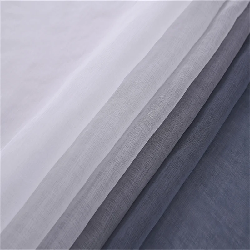 Тюлевая занавеска градиентного цвета для комнаты спальни декоративные кухонные