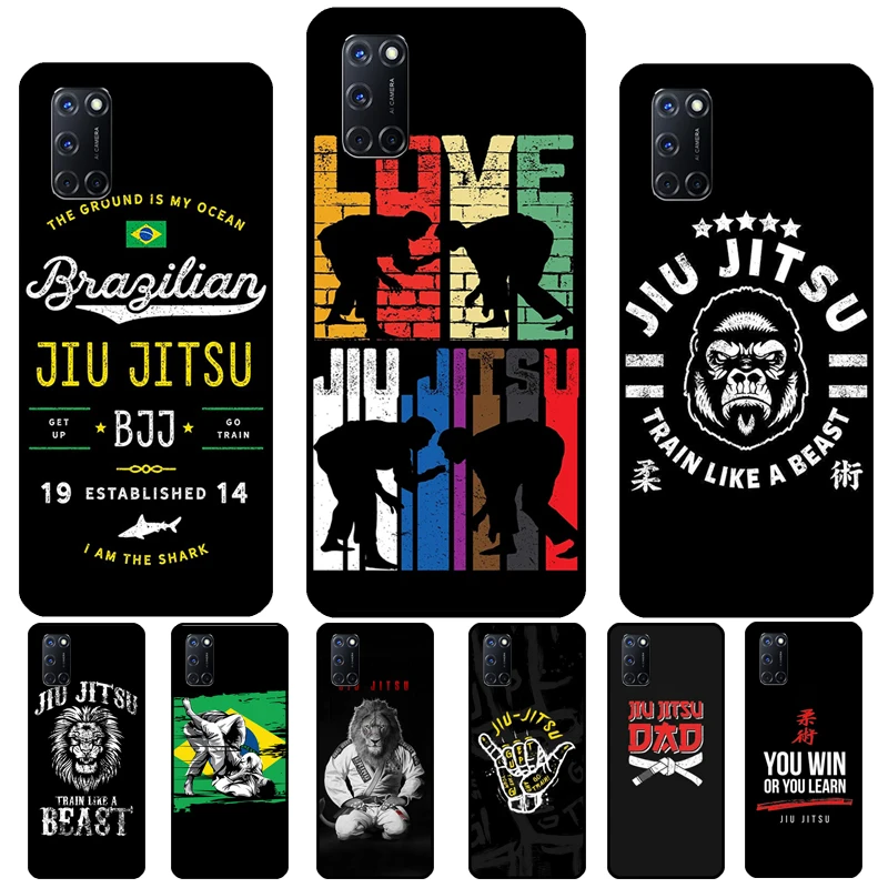 BJJ бразильский джиу-джитсу для OPPO A9 A5 A31 A53 2020 Find X2 X3 Pro Reno 2 Z A1K A3S A5S A15 A52 A72 A83 A91 чехол |
